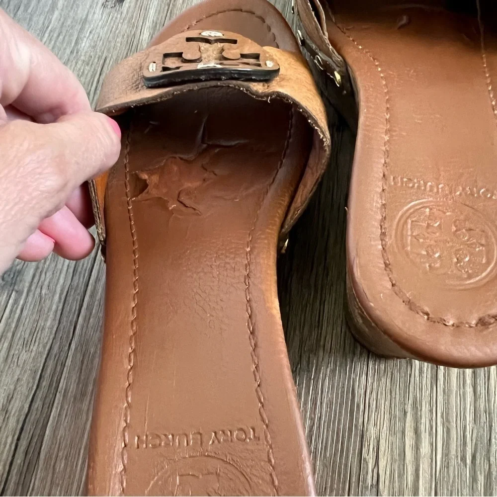 Tory Burch Patti 3 Wedge Sandals Size 8